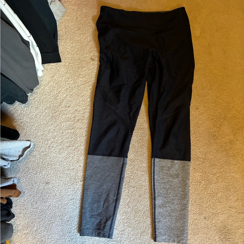 Navy and Gray Outdoor Voices Leggings